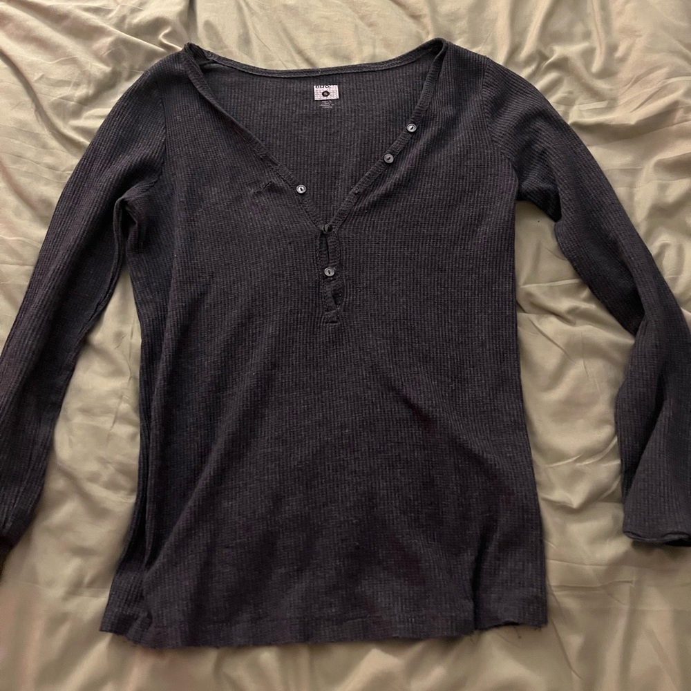 small BDG button long sleeve